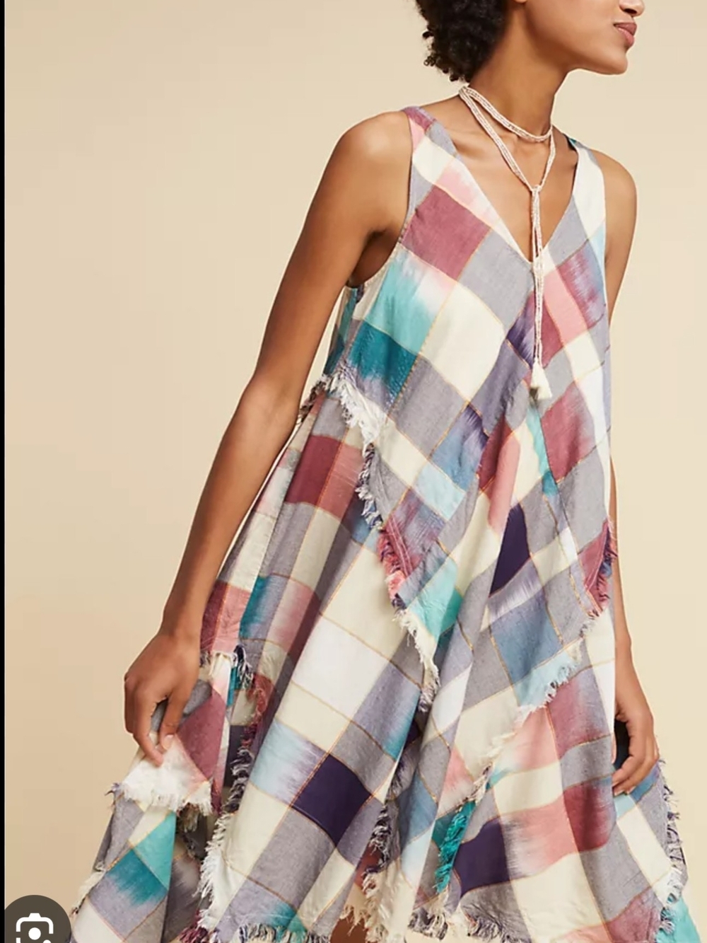 Anthropologie Maeve Angela Metallic Picnic Dress Size XS
